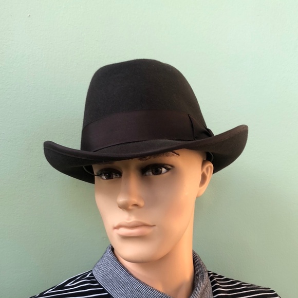 Scala Classico Dark Brown Wool Godfather Hat Large